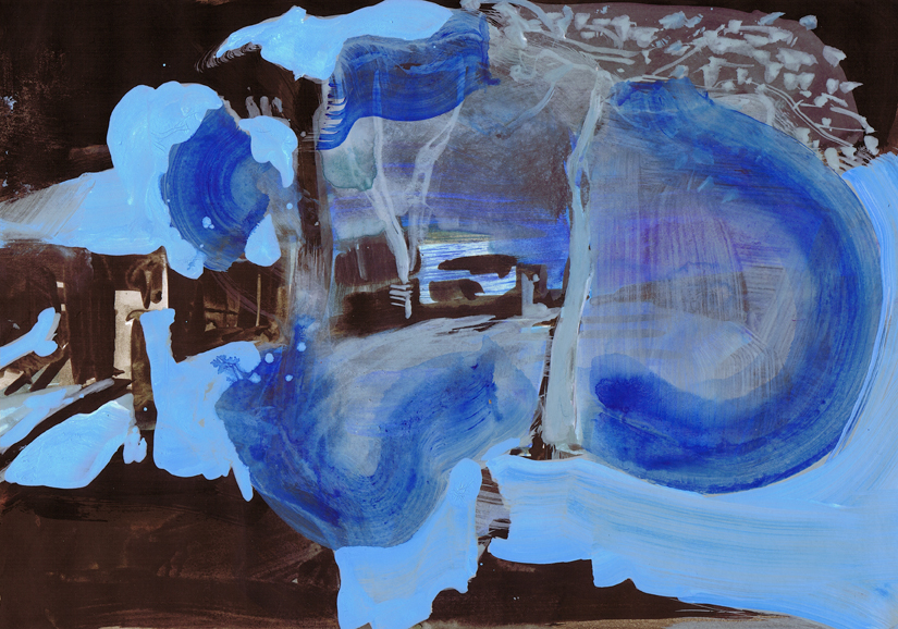o.t., gouache+acryl/papier, 20 x 29 cm, 2010/11 (v)