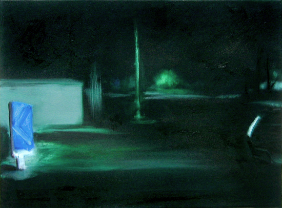 Nacht (Fading) (5), 30 x 40 cm, Öl/N, 2006