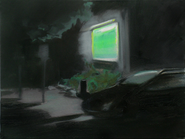 Nacht (Fading) (4), 30 x 40 cm, Öl/N, 2006 (v)