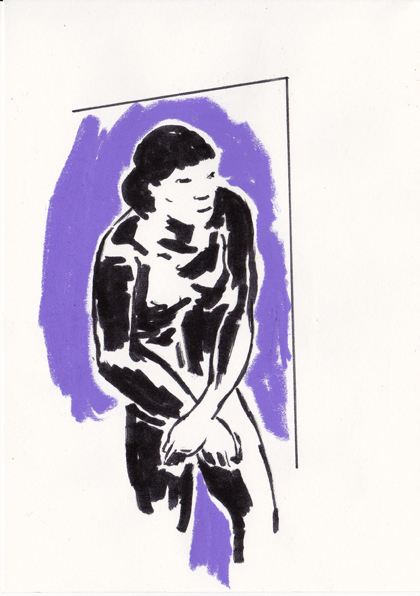 o.t., 21 x 15 cm, tusche/farbstift/papier, 2015