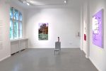 V.l.n.r: Matthias Beckmann, Klaus Walter, Susanne Ring, Oliver Möst, Barbara Wrede, Ila Wingen, Ausstellung __REICH AN ZEICHEN | GalerieETAGE, Museum Reinickendorf, 2026