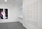 V.l.n.r: Andreas Helfer, Matthias Beckmann, Ausstellung __REICH AN ZEICHEN | GalerieETAGE, Museum Reinickendorf, 2026
