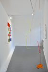 V.l.n.r: Matthias Mayer, Jessica Buhlmann, Sophia Schama, Ausstellung __REICH AN ZEICHEN | GalerieETAGE, Museum Reinickendorf, 2026
