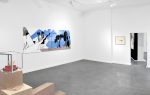 V.l.n.r: Christian Heilig, Esther Horn, Herbert Eugen Wiegand, Damien Daufresne, Jessica Buhlmann, Ausstellung __REICH AN ZEICHEN | GalerieETAGE, Museum Reinickendorf, 2026